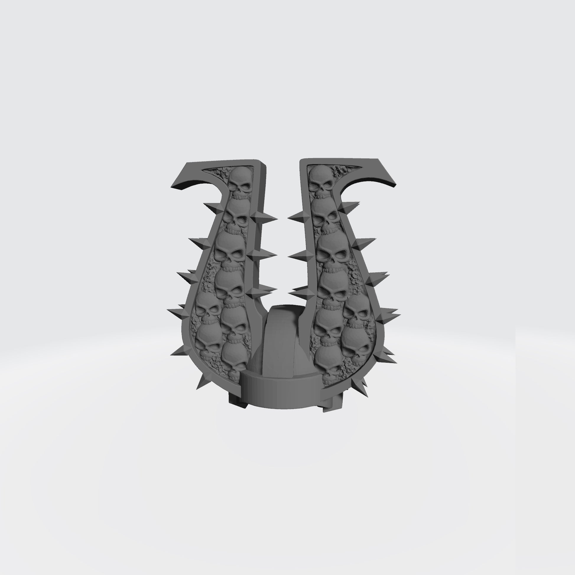 World Eaters Legions Berzerker Skull Helmet Ver. 2 for McFarlane Toys Traitor Marine Action Figures