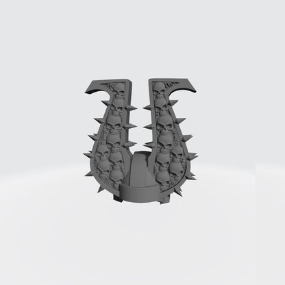 World Eaters Legions Berzerker Skull Helmet Ver. 2 for McFarlane Toys Traitor Marine Action Figures