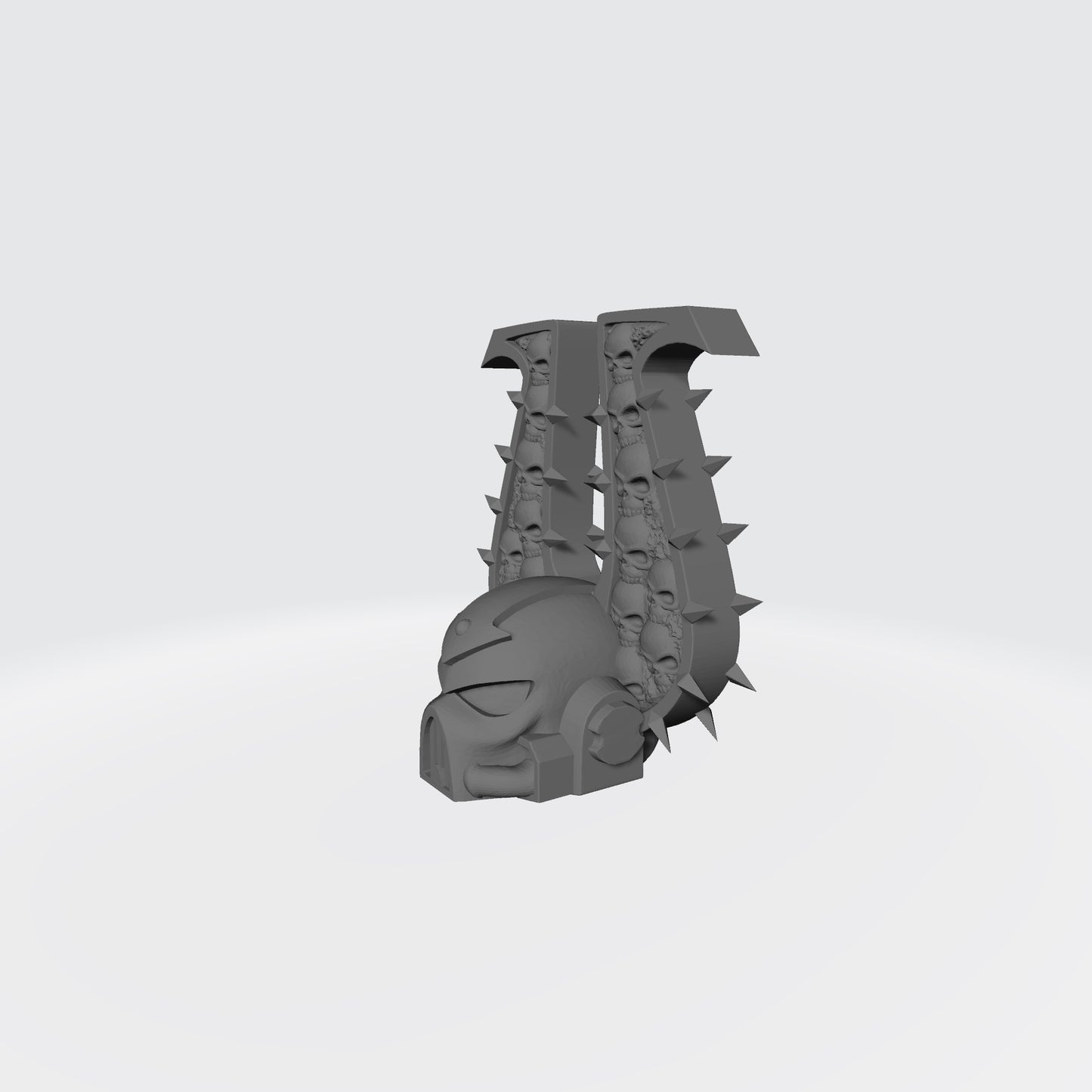 World Eaters Legions Berzerker Skull Helmet Ver. 2 for McFarlane Toys Traitor Marine Action Figures