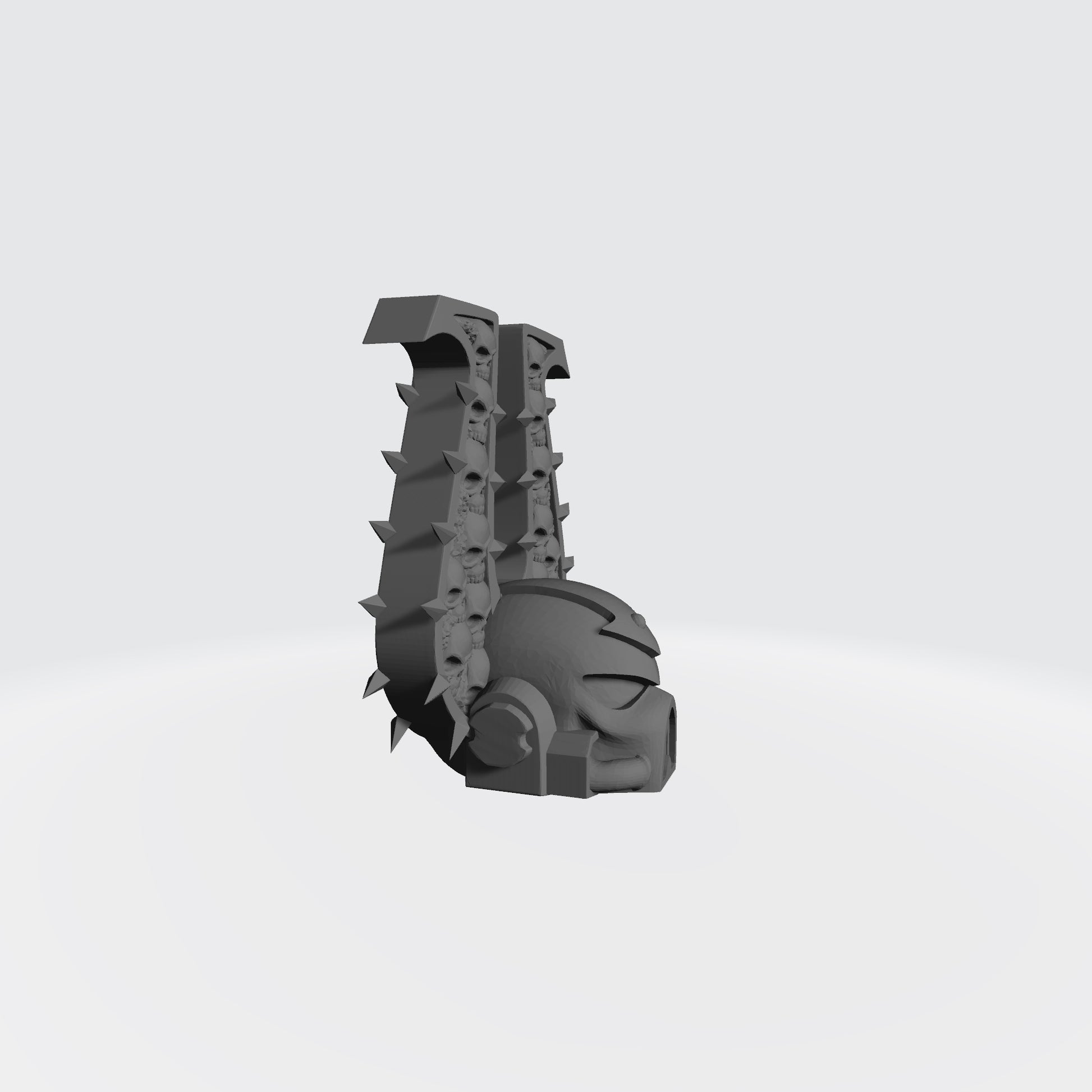 World Eaters Legions Berzerker Skull Helmet Ver. 2 for McFarlane Toys Traitor Marine Action Figures