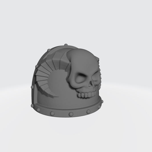 Librarian Grand Psyker MK VII Shoulder Pad with Studs for McFarlane Toys Space Marine Action Figures