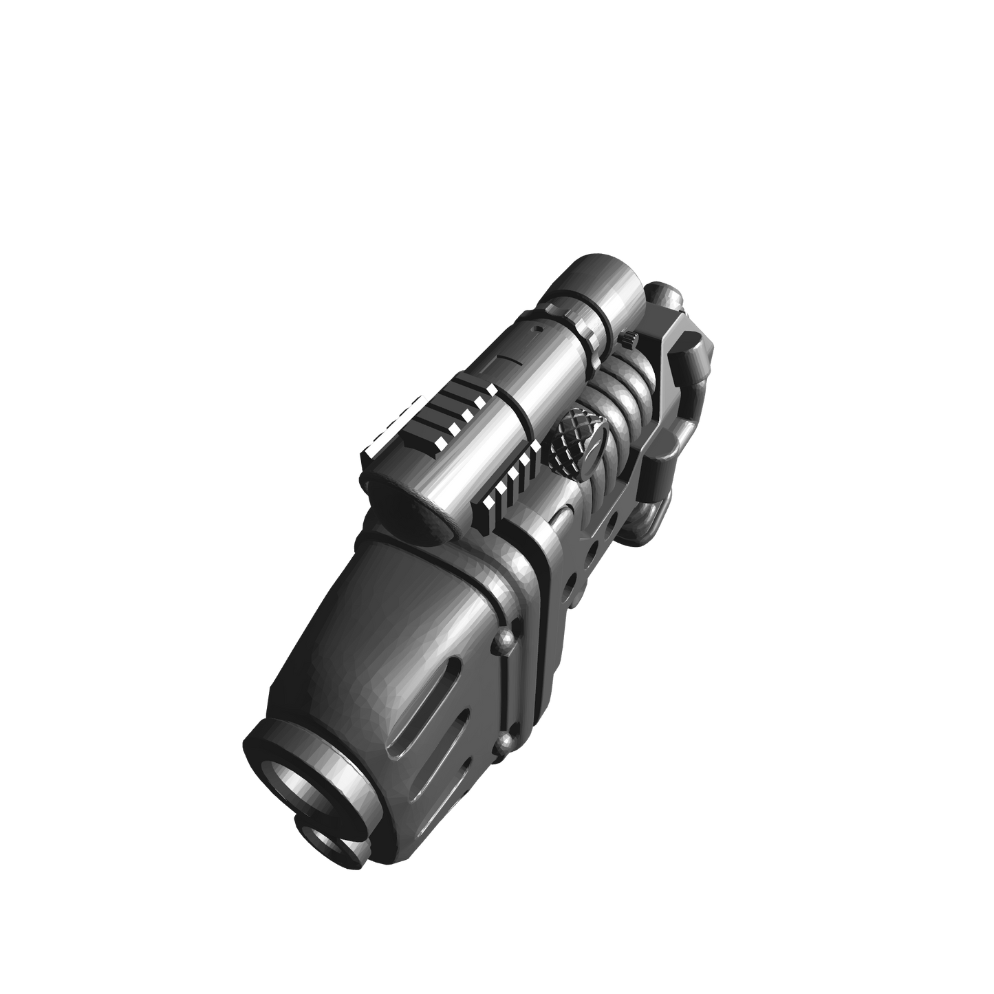 Custom Space Marine Battle Brother Plasma Pistol with Optic for McFarlane Toys Grimdark Marine Action Figures
