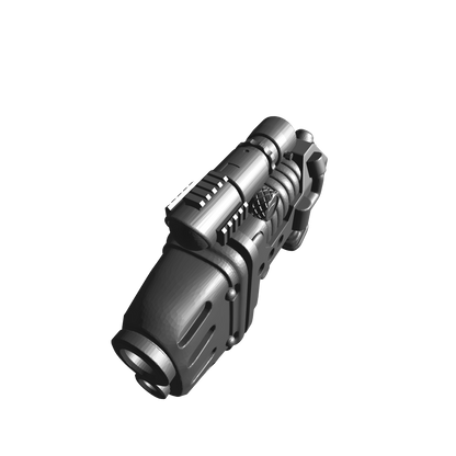Custom Space Marine Battle Brother Plasma Pistol with Optic for McFarlane Toys Grimdark Marine Action Figures
