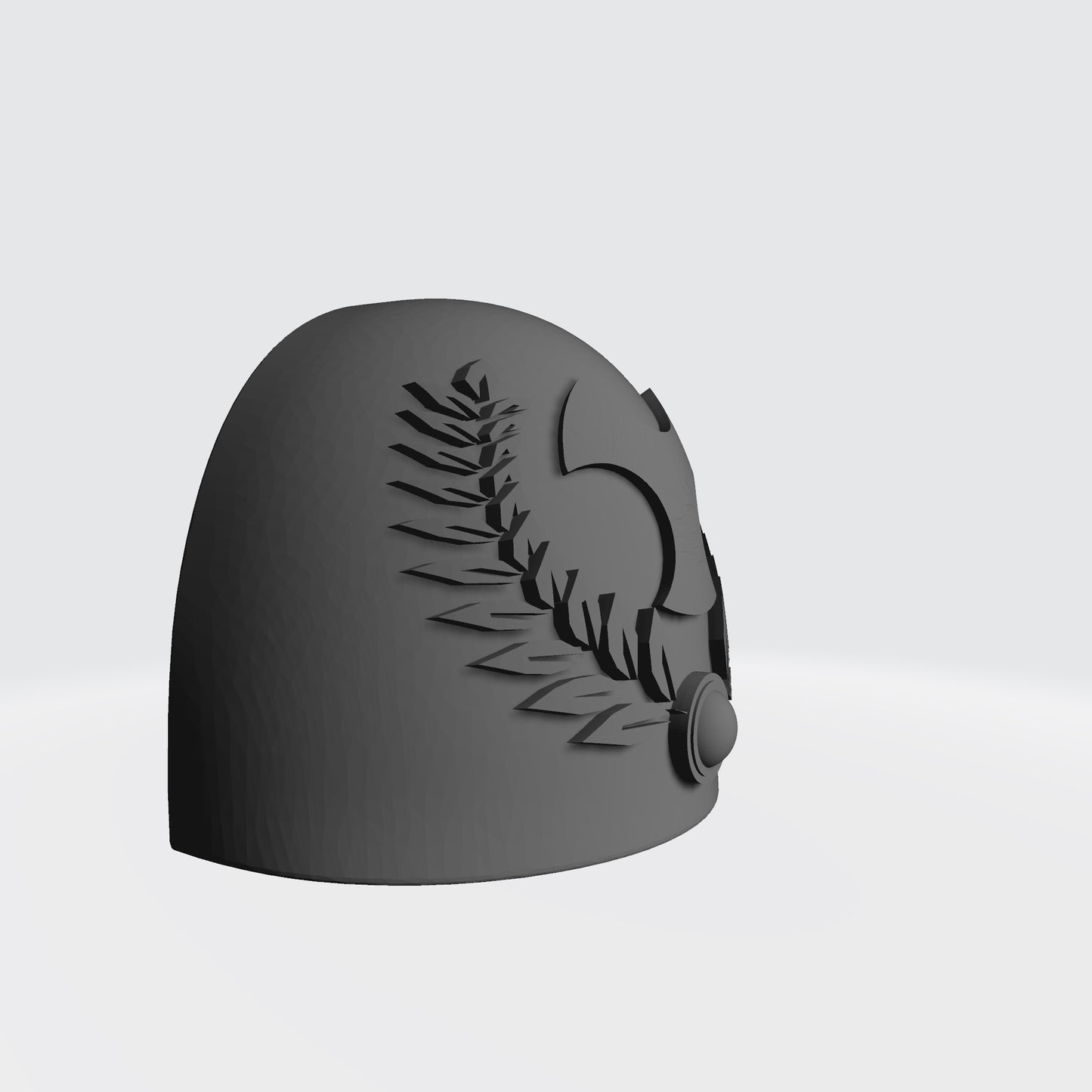 Emperor's Children MKVI Destroyer Shoulder Pad compatible with McFarlane Toys Space Marine Action Figures
