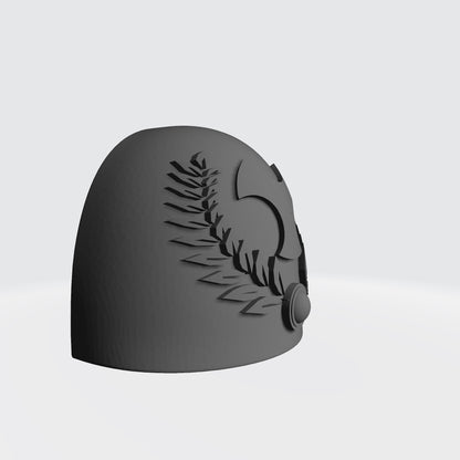 Emperor's Children MKVI Destroyer Shoulder Pad compatible with McFarlane Toys Space Marine Action Figures