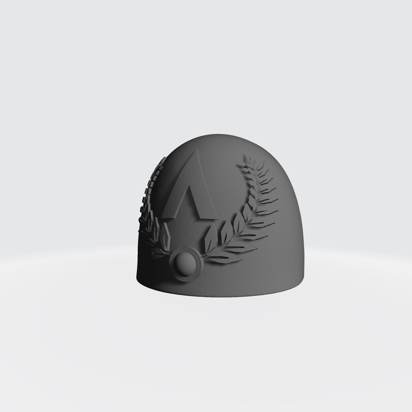 Emperor's Children MKVI Fire Support Unit Right Shoulder Pad compatible with McFarlane Toys Space Marine Action Figures