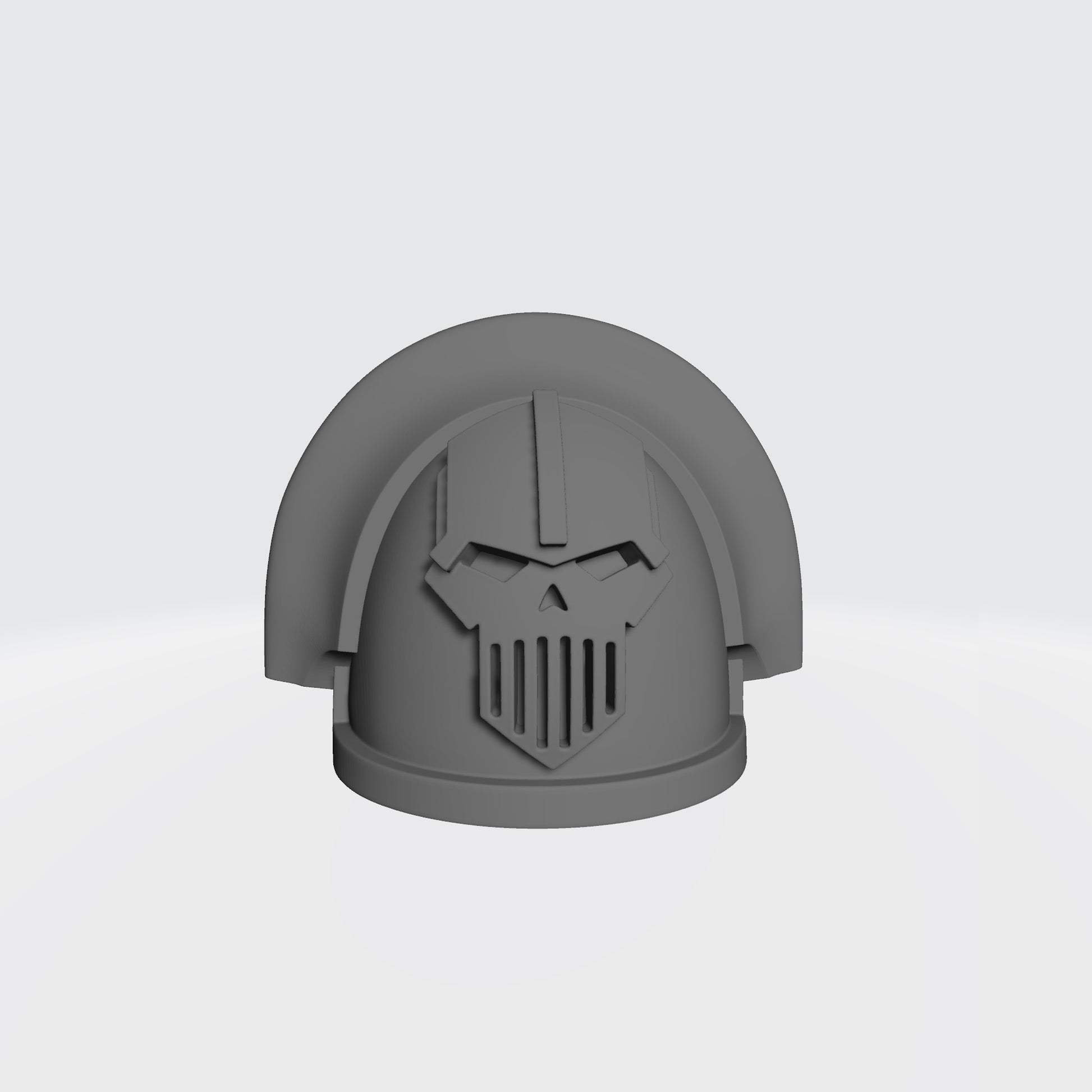 Iron Warriors MKIII Shoulder Pad with Ridge Compatible with McFarlane Toys 1:12th Scale Space Marine Action Figures from Fantasy World Games