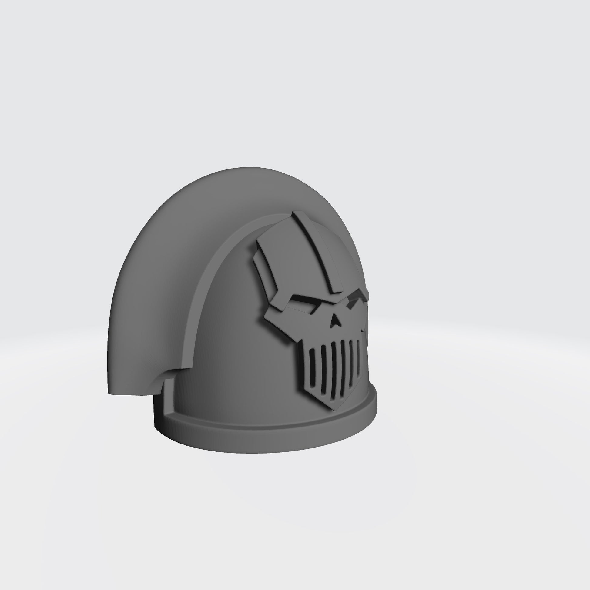 Iron Warriors MKIII Shoulder Pad with Ridge Compatible with McFarlane Toys 1:12th Scale Space Marine Action Figures Right Angle