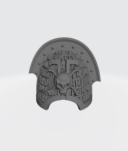 Deathwatch Mark VIII Shoulder Pad Version 02 for McFarlane Toys Space Marine Action Figures
