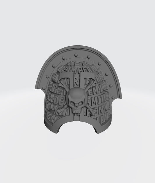 Deathwatch Mark VIII Shoulder Pad Version 02 for McFarlane Toys Space Marine Action Figures