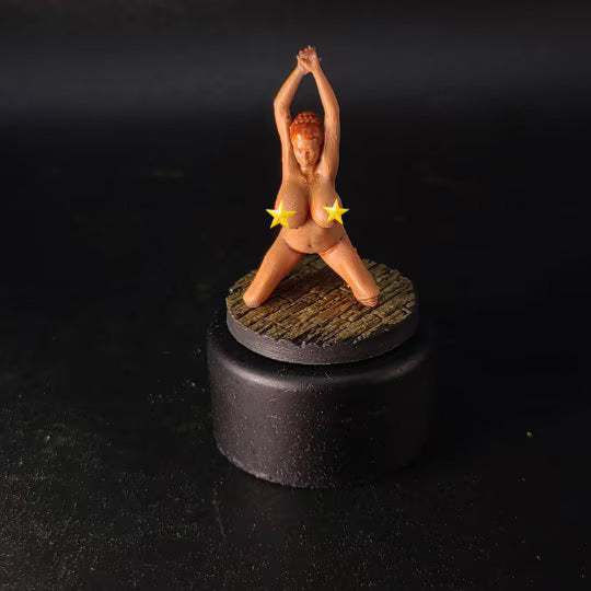 Human Female Captive Nude Sorceress - NSFW - 32mm or 54mm Scale Miniatures