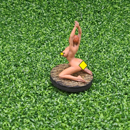 Human Female Captive Nude Sorceress - NSFW - 32mm or 54mm Scale Miniatures