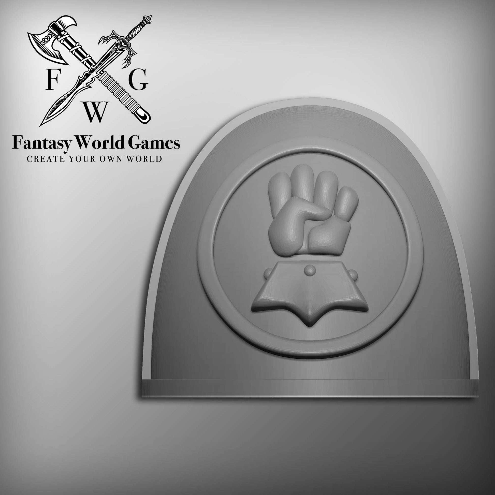 Imperial Fist Legion MKIV Shoulder Pad Gen: 4 Pauldron for 28mm Loyalist Space Marines Miniatures