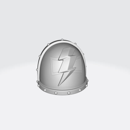 Tempest Legion MKVII Shoulder Pad with Studs for 28mm Scale Battle Brother Marine Miniatures