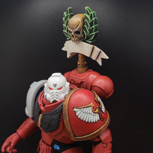 Space Marine Backpack Accessories Relic Skull with Laurel for McFarlane Toys Space Marine Action Figures