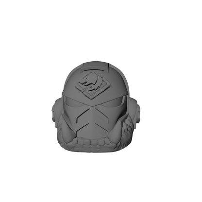 Space Wolf Legion MK VI Helmet with Jawbone for McFarlane Toys Loyalist Marine Action Figures