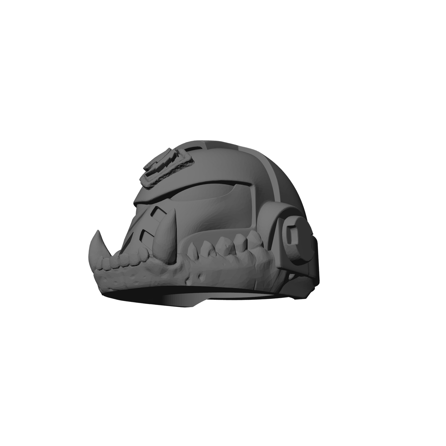 Space Wolf Legion MK VI Helmet with Jawbone for McFarlane Toys Loyalist Marine Action Figures