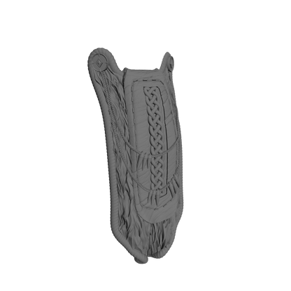 Space Wolf Legion Leather Pelt Loincloth with Medallions for McFarlane Toys Loyalist Marine Action Figures