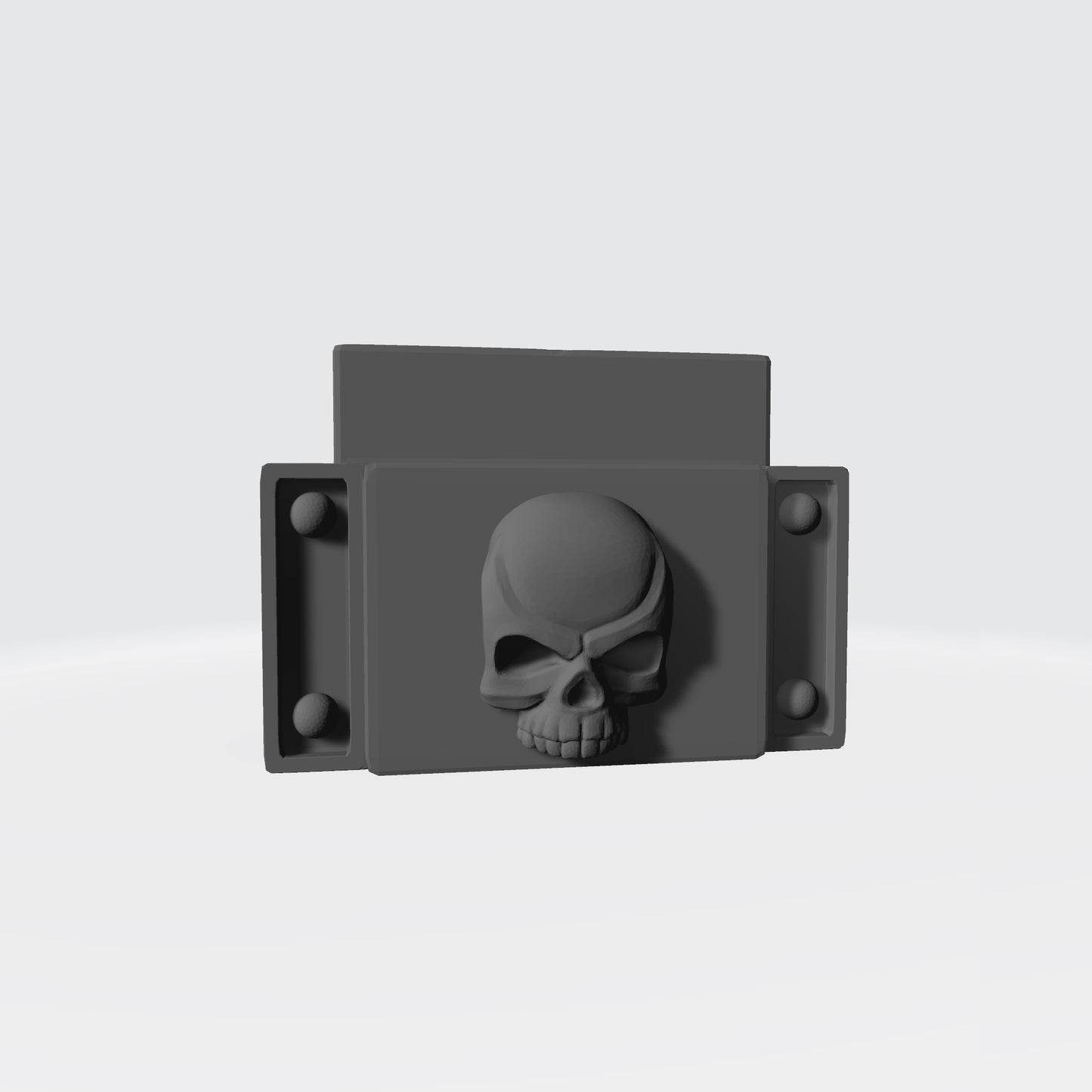 Fourteen skull ammo belt connectors compatible with McFarlane Toys 7-inch 1:12 scale armored action figures custom resin accessories