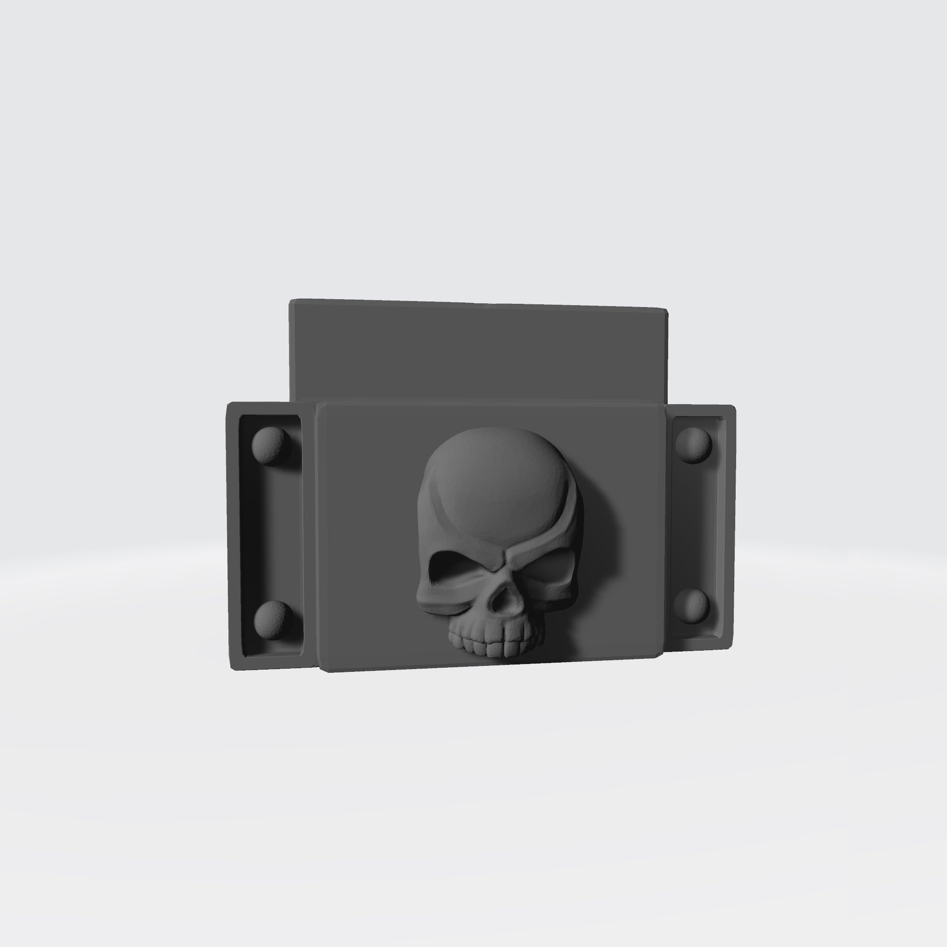 Fourteen skull ammo belt connectors compatible with McFarlane Toys 7-inch 1:12 scale armored action figures custom resin accessories