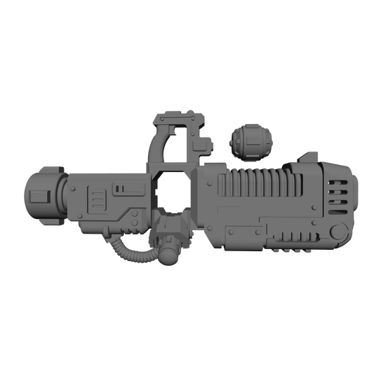 Heavy Energy Plasma Gun for JoyToy Loyalist Marine Action Figures Custom 1:18th Scale Parts