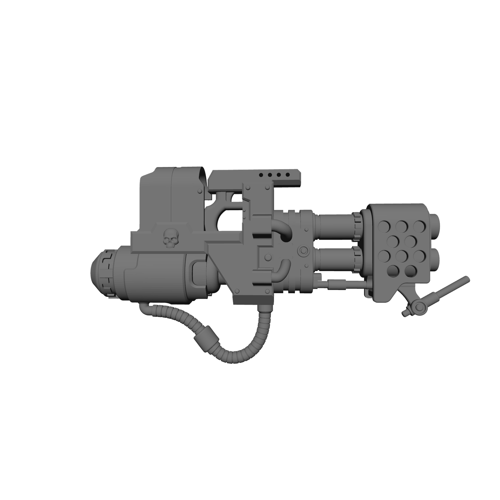 Terminator Heavy Flamer V2 for JoyToy Loyalist Marine Action Figures Custom 1:18th Scale Parts