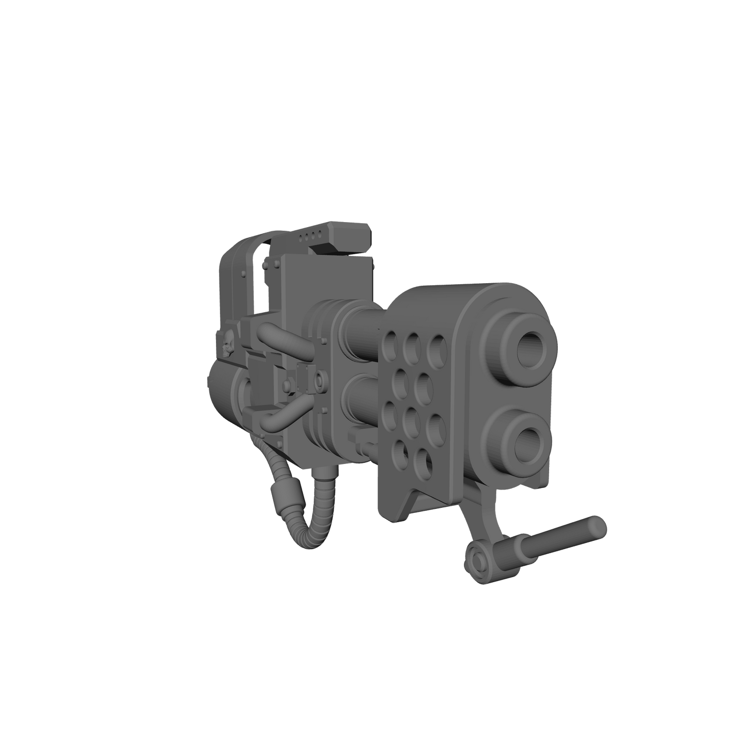 Terminator Heavy Flamer V2 for JoyToy Loyalist Marine Action Figures Custom 1:18th Scale Parts