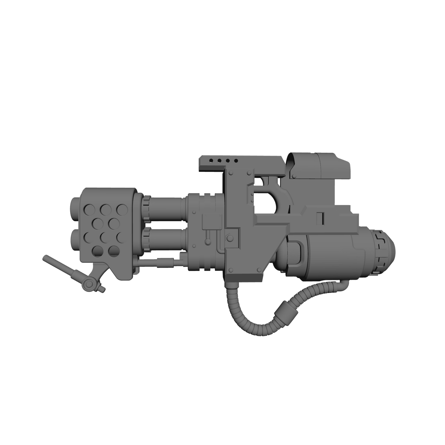 Terminator Heavy Flamer V2 for JoyToy Loyalist Marine Action Figures Custom 1:18th Scale Parts