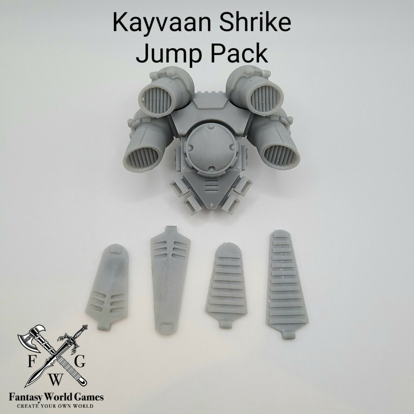 Parts Raven Guard Captain's Jump Pack Wings of Shrike for McFarlane Toys Space Marines