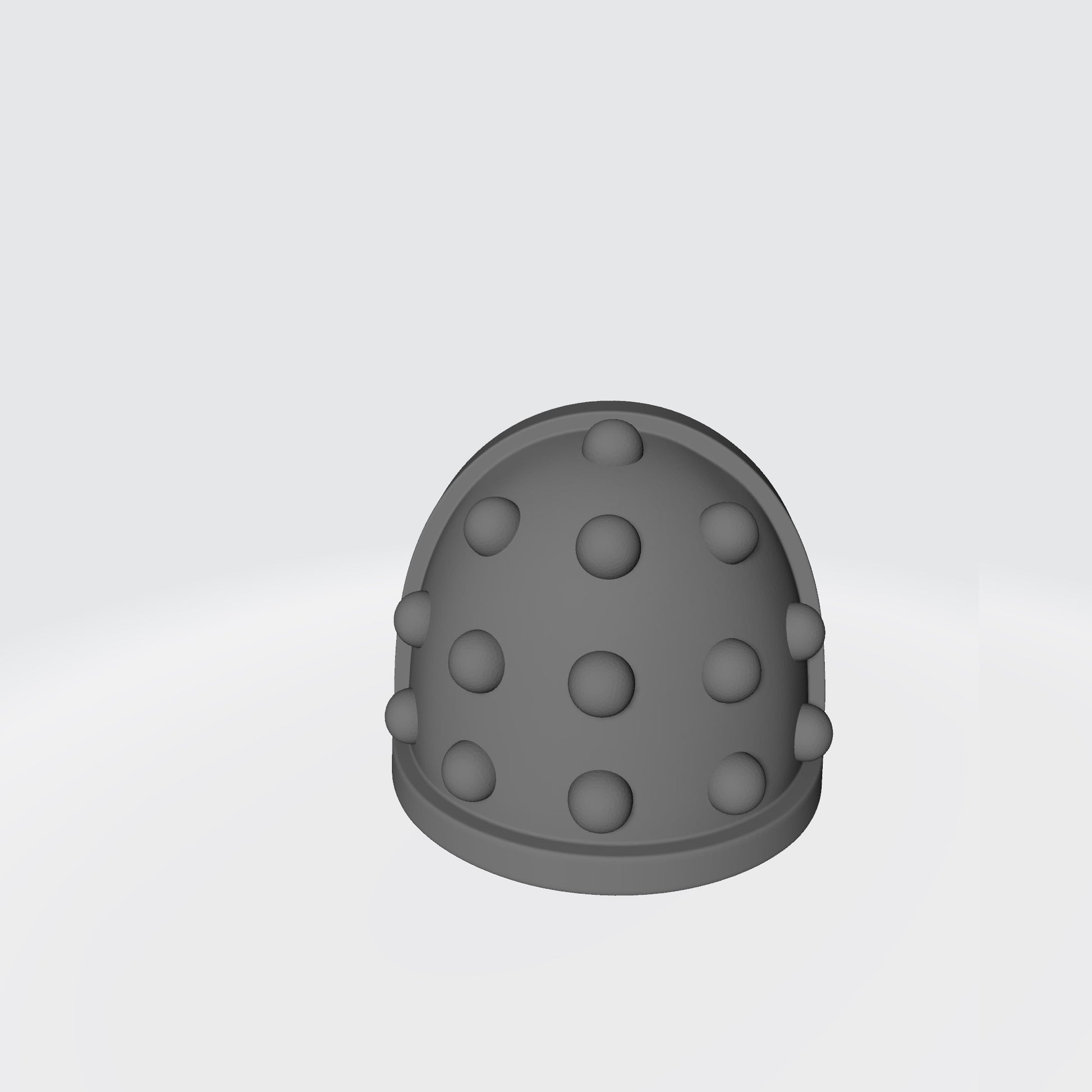3D Render of a Shoulder Pad MKIV with Molecular Bonding Studs for McFarlane Toys Marines