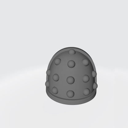 3D Render of a Shoulder Pad MKIV with Molecular Bonding Studs for McFarlane Toys Marines