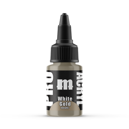 029-Pro Acryl White Gold Paint