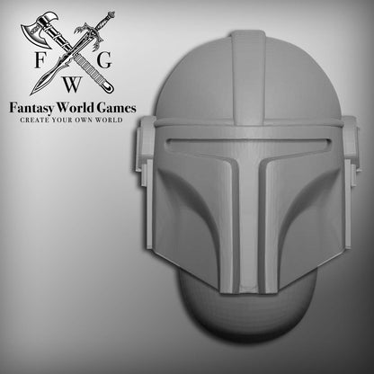 Mandalorian Helmets for 28mm Scale Sci-fi Battle Brother Marines Miniatures