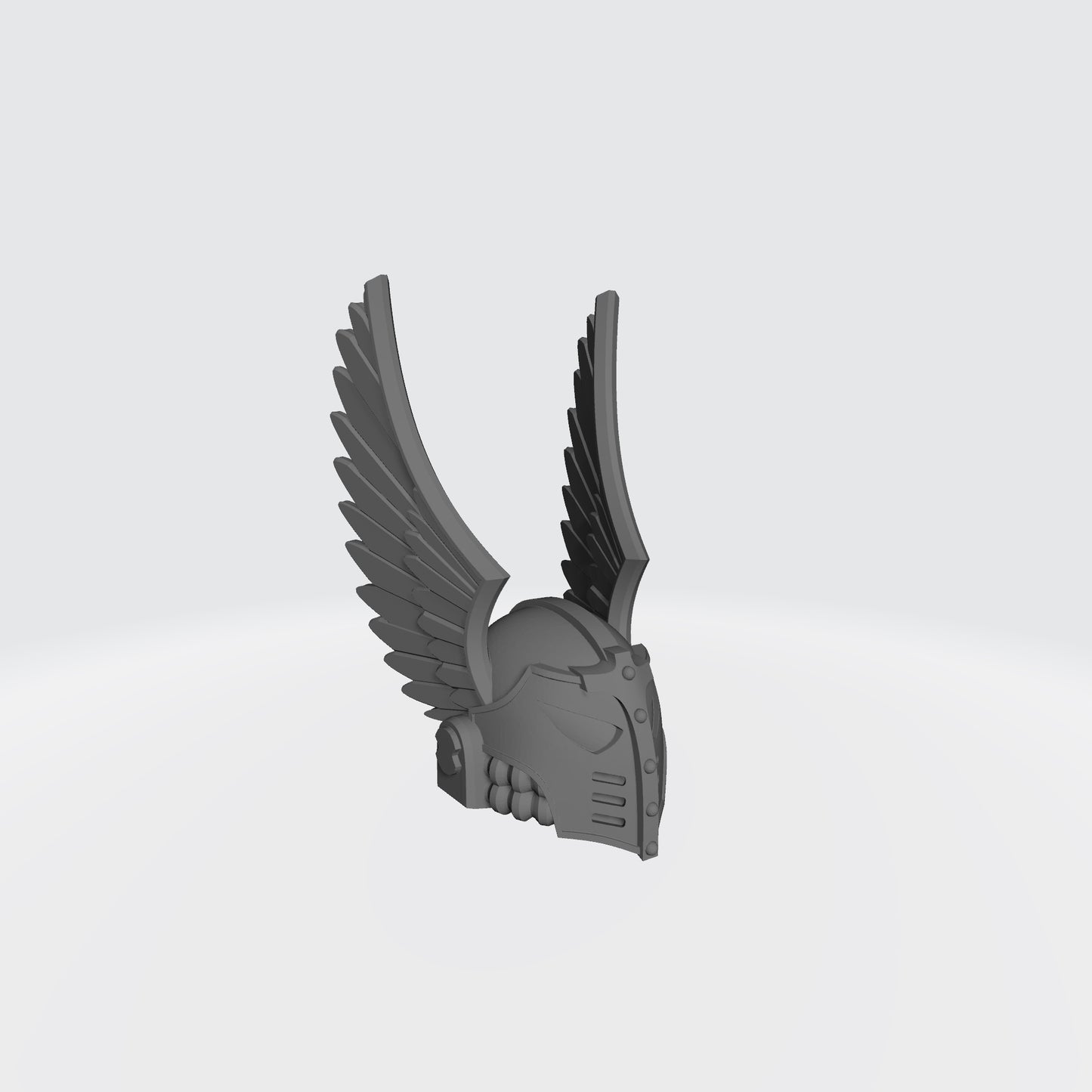 Fantasy World Games McFarlane Toys Dark Angels 30k Winged Space Marine Helmet Front