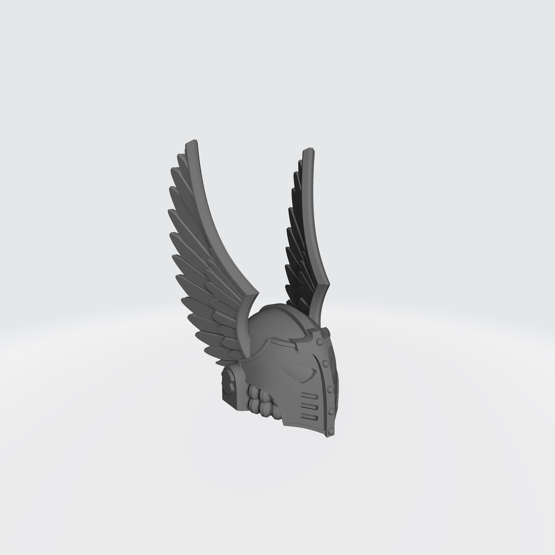 Fantasy World Games McFarlane Toys Dark Angels 30k Winged Space Marine Helmet Front