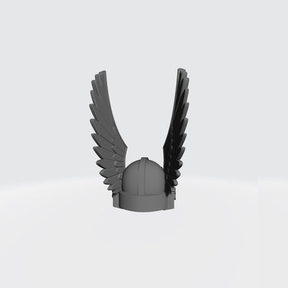 Fantasy World Games McFarlane Toys Dark Angels 30k Winged Space Marine Helmet Back