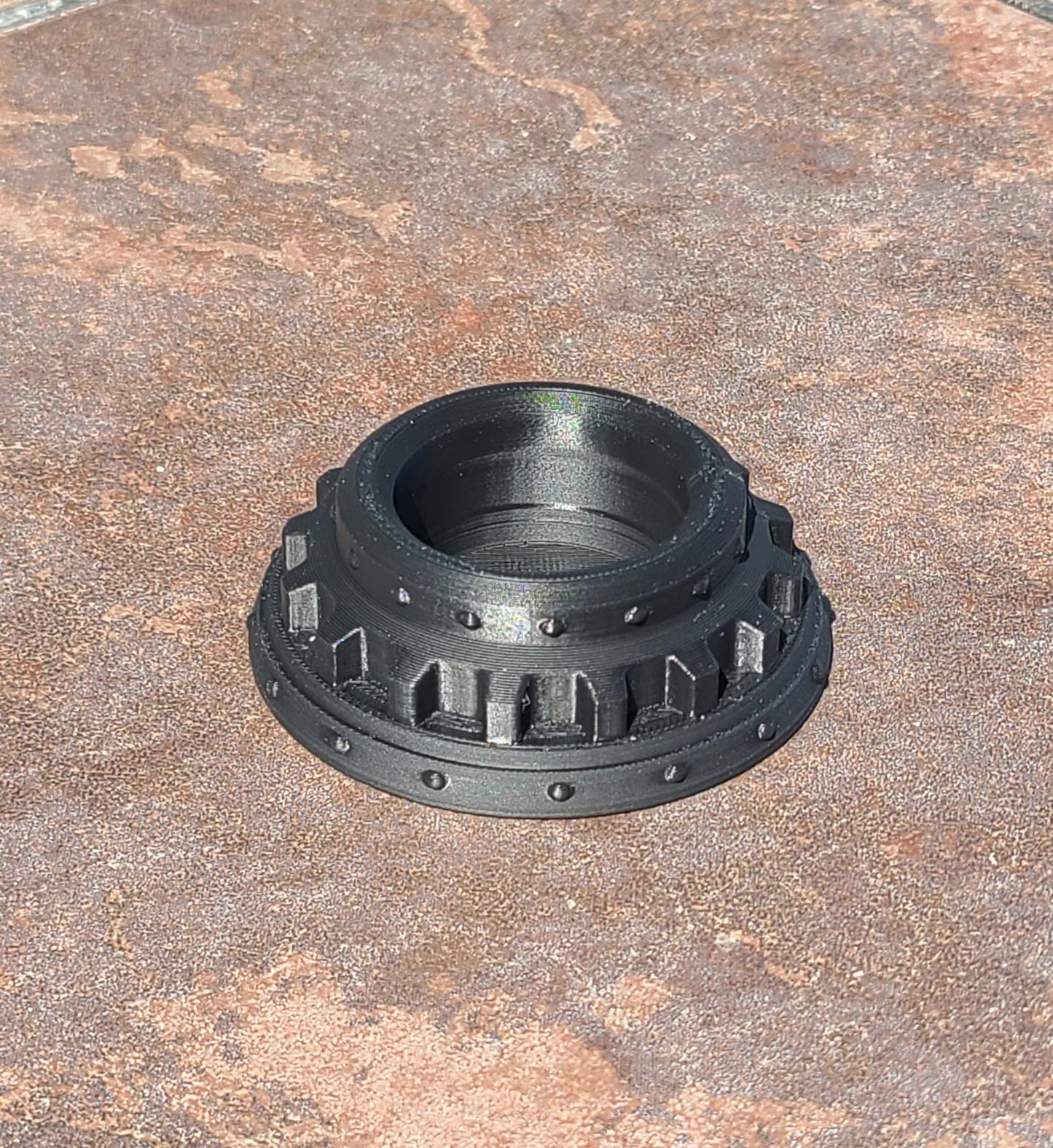 Custom Black Paint Pot Holder for Citadel Paints - Mechanical Gear
