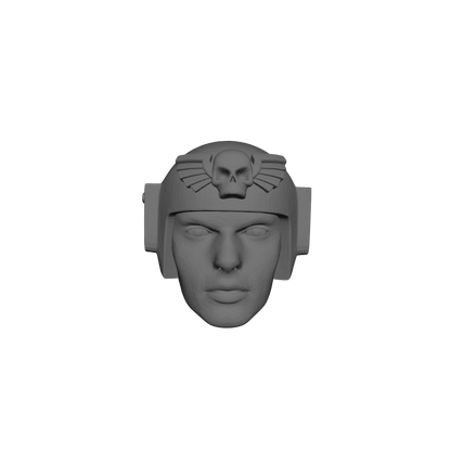 Mobile Infantry Guard Helmet with Skull Wings custom resin head sculpt compatible with G.I. Joe Classified 6 inch 1:12 scale action figures.