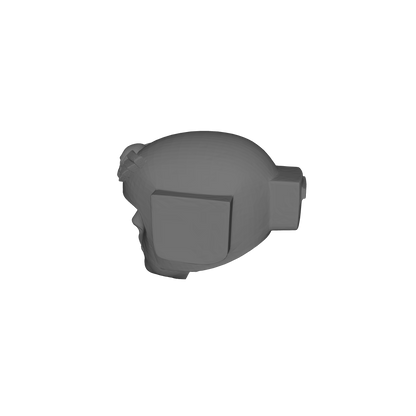 Mobile Infantry Guard Helmet with Skull Wings custom resin head sculpt compatible with G.I. Joe Classified 6 inch 1:12 scale action figures.