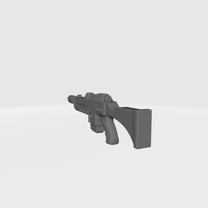 Mobile Infantry Guard Laser Rifle with Stock custom resin weapon accessory compatible with G.I. Joe Classified 1:12 scale action figures.