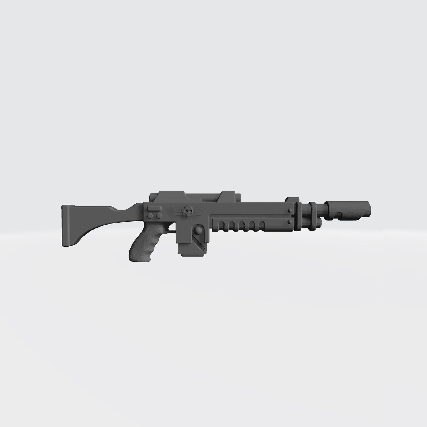 Mobile Infantry Guard Laser Rifle with Stock custom resin weapon accessory compatible with G.I. Joe Classified 1:12 scale action figures.