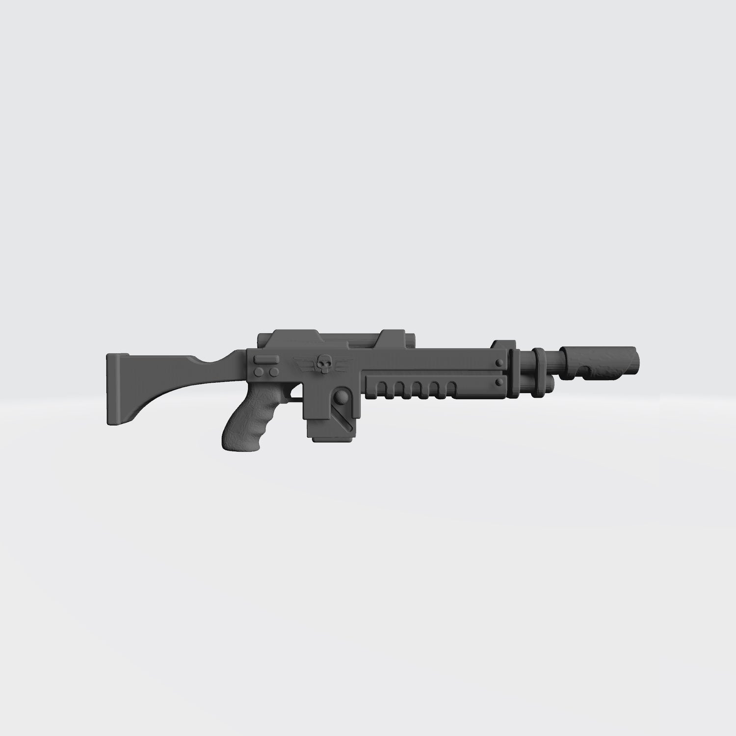 Mobile Infantry Guard Laser Rifle with Stock custom resin weapon accessory compatible with G.I. Joe Classified 1:12 scale action figures.