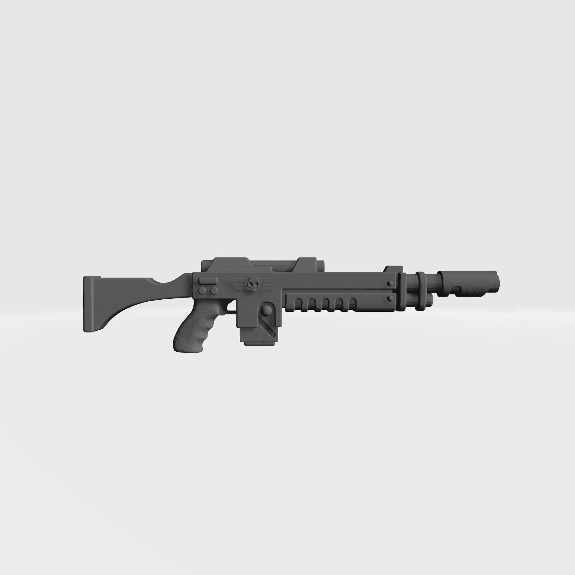 Mobile Infantry Guard Laser Rifle with Stock custom resin weapon accessory compatible with G.I. Joe Classified 1:12 scale action figures.