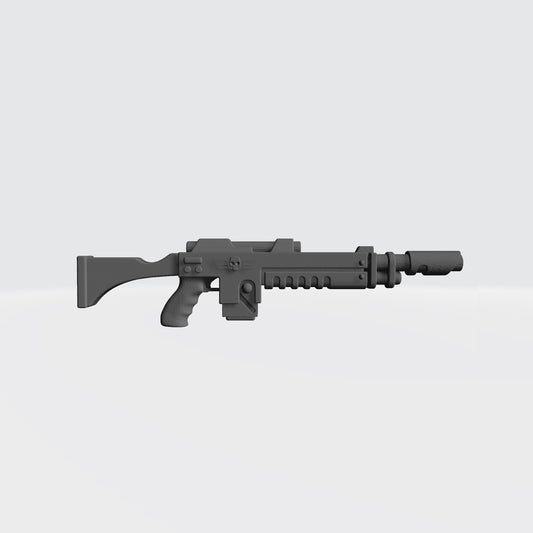 Mobile Infantry Guard Laser Rifle with Stock custom resin weapon accessory compatible with G.I. Joe Classified 1:12 scale action figures.