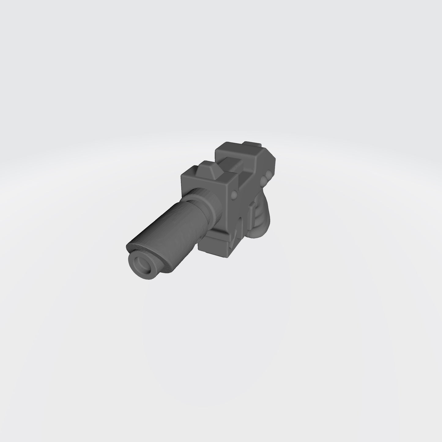 Mobile Infantry Guard Laspistol Deluxe custom resin weapon accessory compatible with G.I. Joe Classified 1:12 scale action figures.