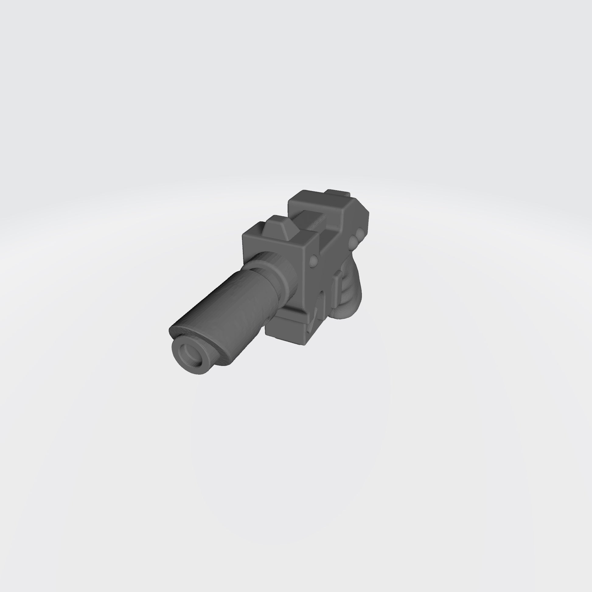 Mobile Infantry Guard Laspistol Deluxe custom resin weapon accessory compatible with G.I. Joe Classified 1:12 scale action figures.