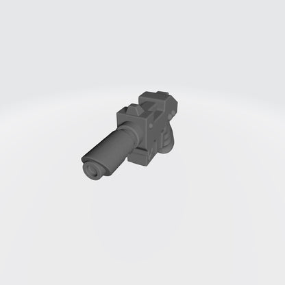 Mobile Infantry Guard Laspistol Deluxe custom resin weapon accessory compatible with G.I. Joe Classified 1:12 scale action figures.
