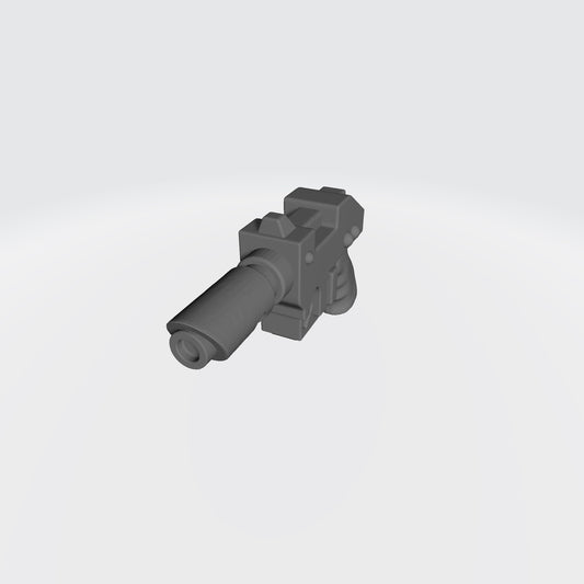 Mobile Infantry Guard Laspistol Deluxe custom resin weapon accessory compatible with G.I. Joe Classified 1:12 scale action figures.