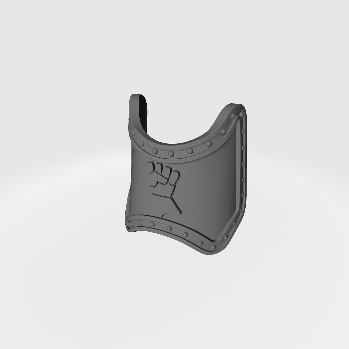 Monarchs Fist Warrior Order Shin Guard with Rivets compatible with McFarlane Toys 7-inch 1:12 scale armored action figures custom resin replacement armor