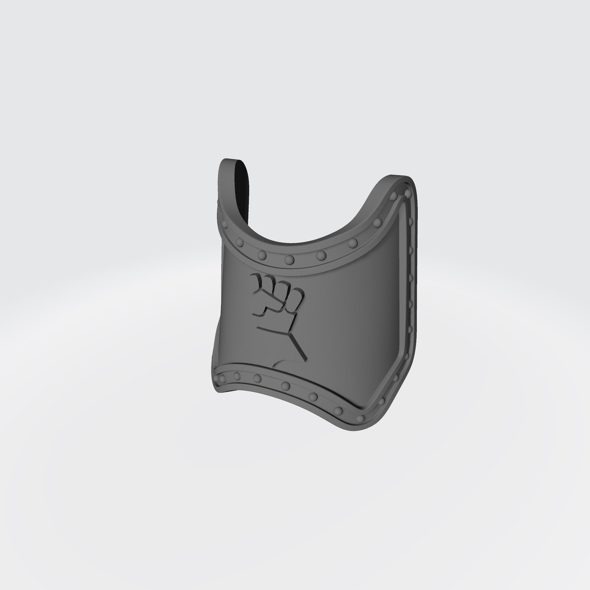 Monarchs Fist Warrior Order Shin Guard with Rivets compatible with McFarlane Toys 7-inch 1:12 scale armored action figures custom resin replacement armor